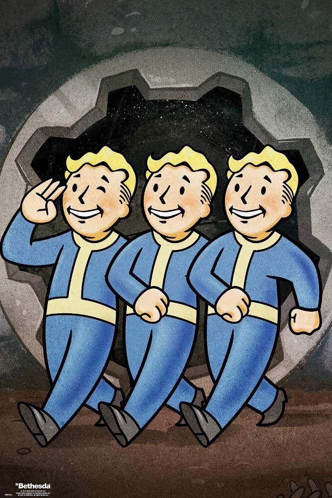 fallout76 ボルトボーイ　ポスター Amazon.co.jp: Fallout 76 - ゲームポスター (ボールトボーイズ