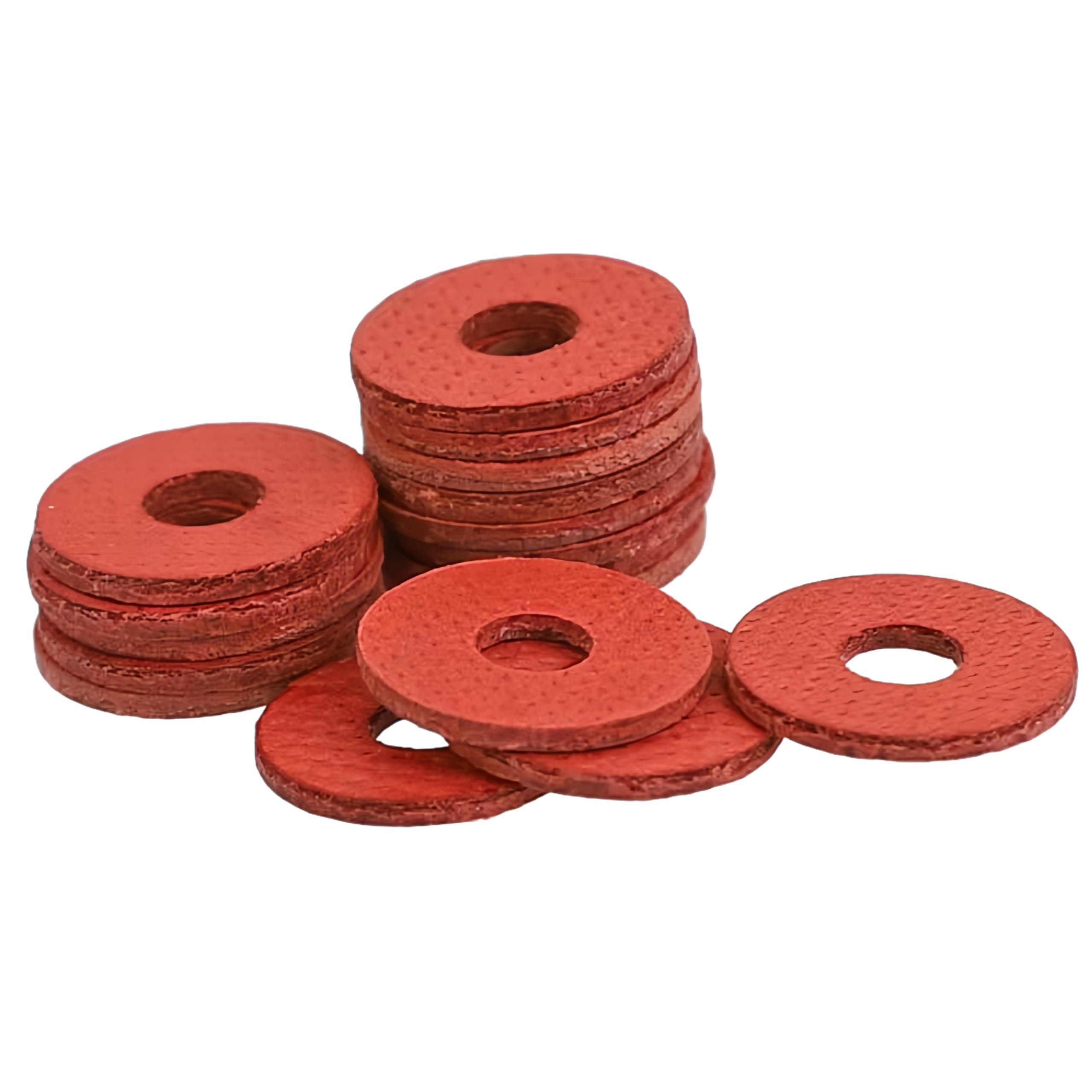 M3 x 7mm x 0.8mm Fiber Washers Insulating Flat Red Paper Washers Sealing Washers Gaskets, 1000pcs-picture-10