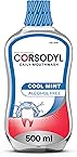 Corsodyl Mouthwash Daily Gum Care, Fluoride Mouthwash, Alcohol Free, Cool Mint, 500ml