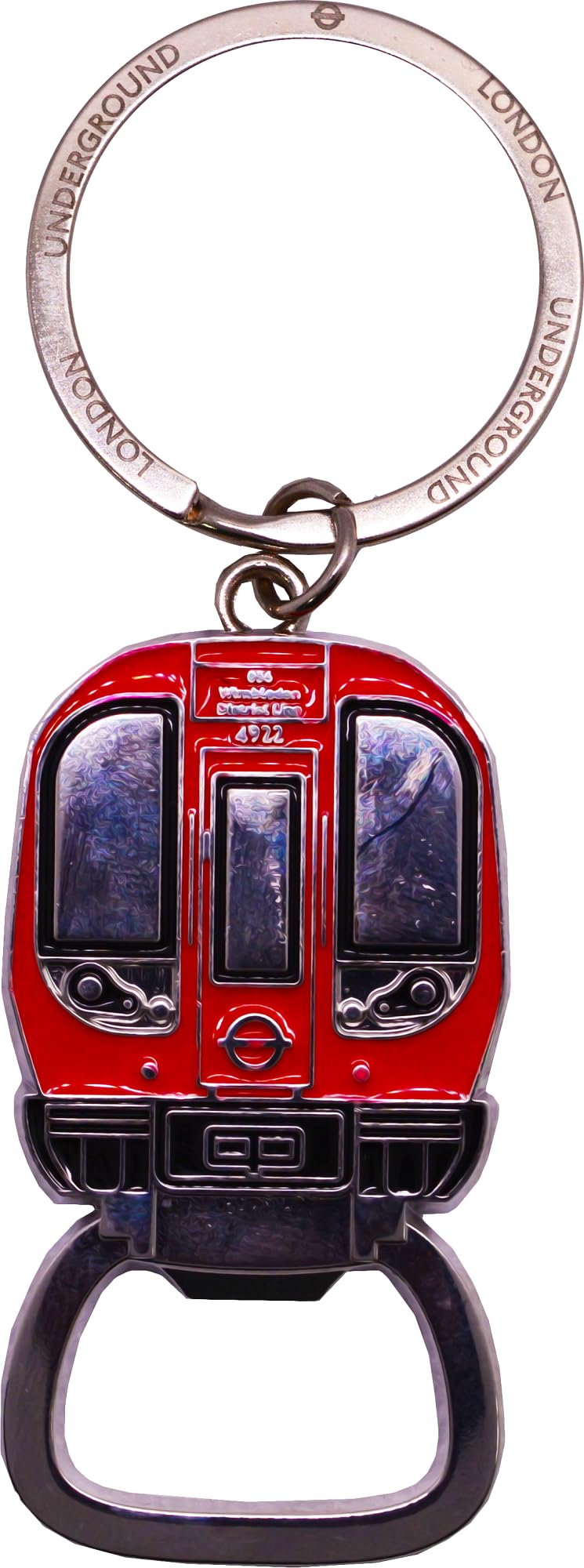 Gwcc Unisex Train Licensed London Underground Coin Keyring 4 Styles Mind The Gap, Hang On Handbag, Backpack (Train)