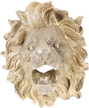 Home Waterfall Lion Head Water Dispenser Garden Sprayer Decor Outdoor Watering