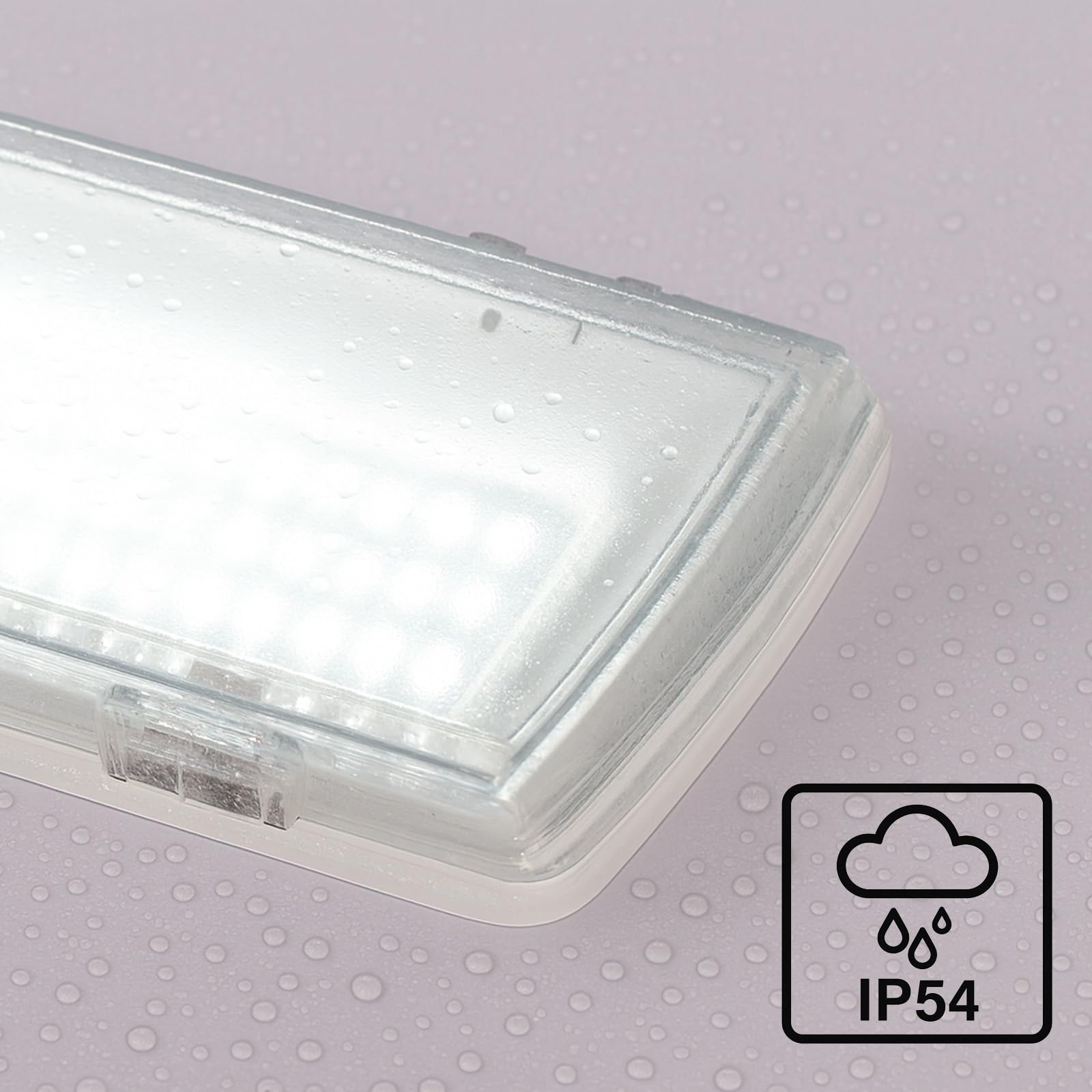 Alpinaluz Luz de Emergencia LED Estanca IP54 4W 530lm Empotrable 3h Autonomía Resistente al Agua y Polvo