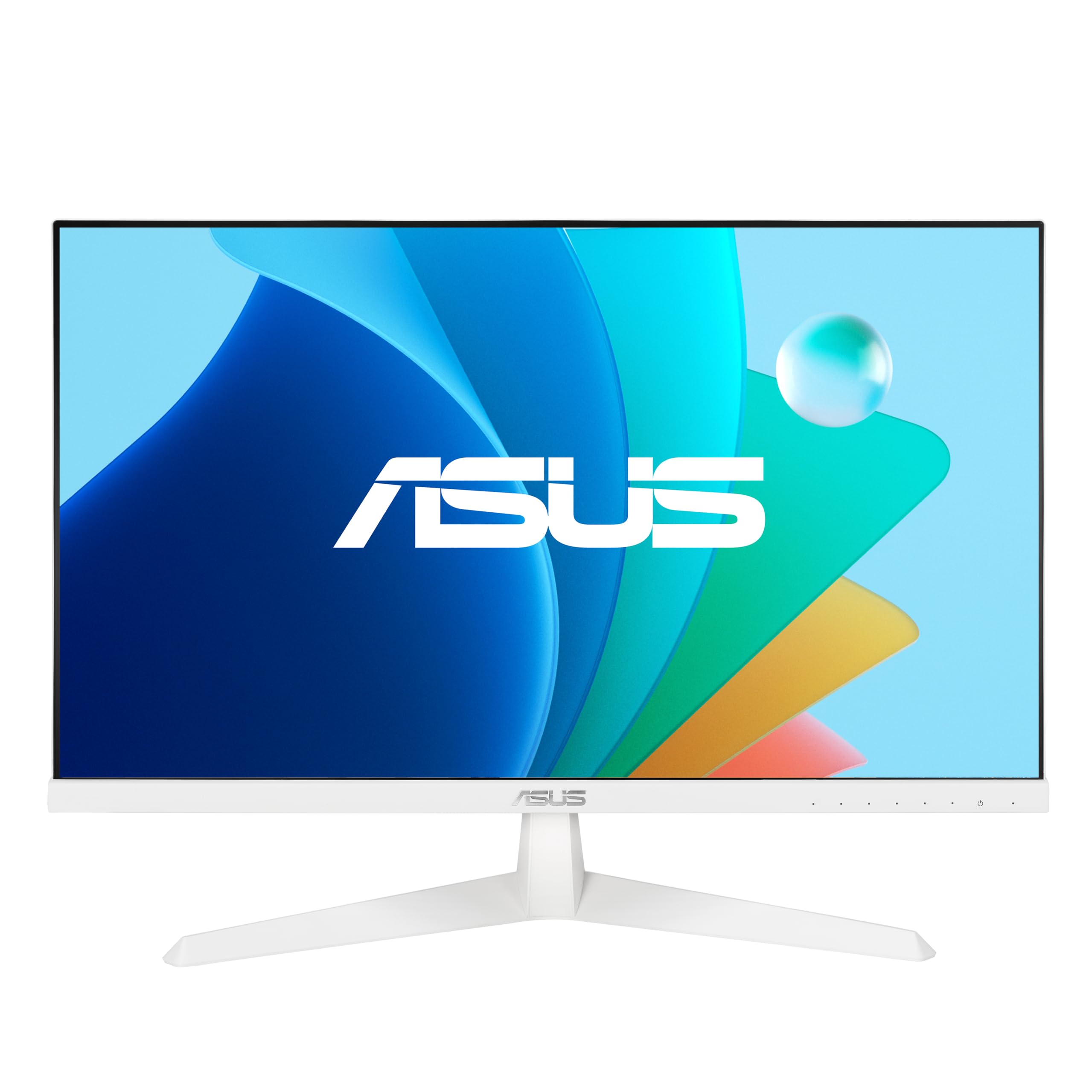 ASUS Eye Care 23.8” 1080P Gaming Monitor (VY249HF-W) – Full HD, IPS, 100Hz, IPS, SmoothMotion, 1ms, Adaptive Sync, Eye Care Plus Technology, Blue Light Filter, Flicker Free, 3 yr Warranty