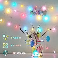 Vista 1 de Suddus Cadena de Luces de Globo para Dormitorio, 100 Luces de Hada Alimentadas por Batería LED, Luces de Cadena de Interior para Aula, Patio