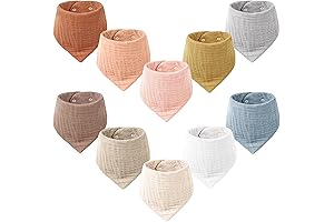 Konssy Muslin Baby Bibs: Unparalleled Comfort and Style for Your Little One