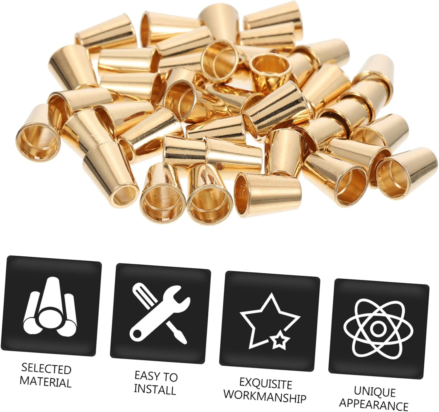 HEALSOPTHY 1set Practical Cord Locks Durable Spring Cord Stoppers for Lanyards Clothing Backpacks and Sportswear for Pants Hats and DIY Projects 40pcs