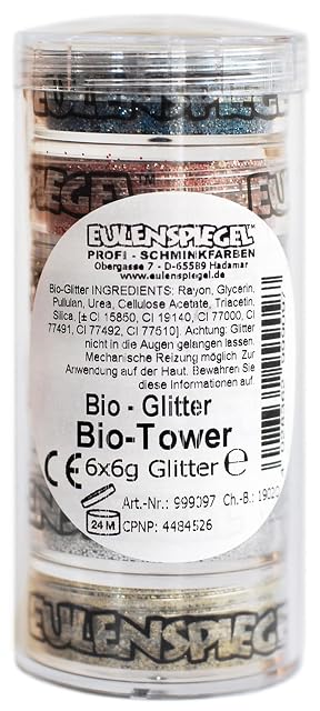 Eulenspiegel - Torre de purpurina, 6 x 6 g