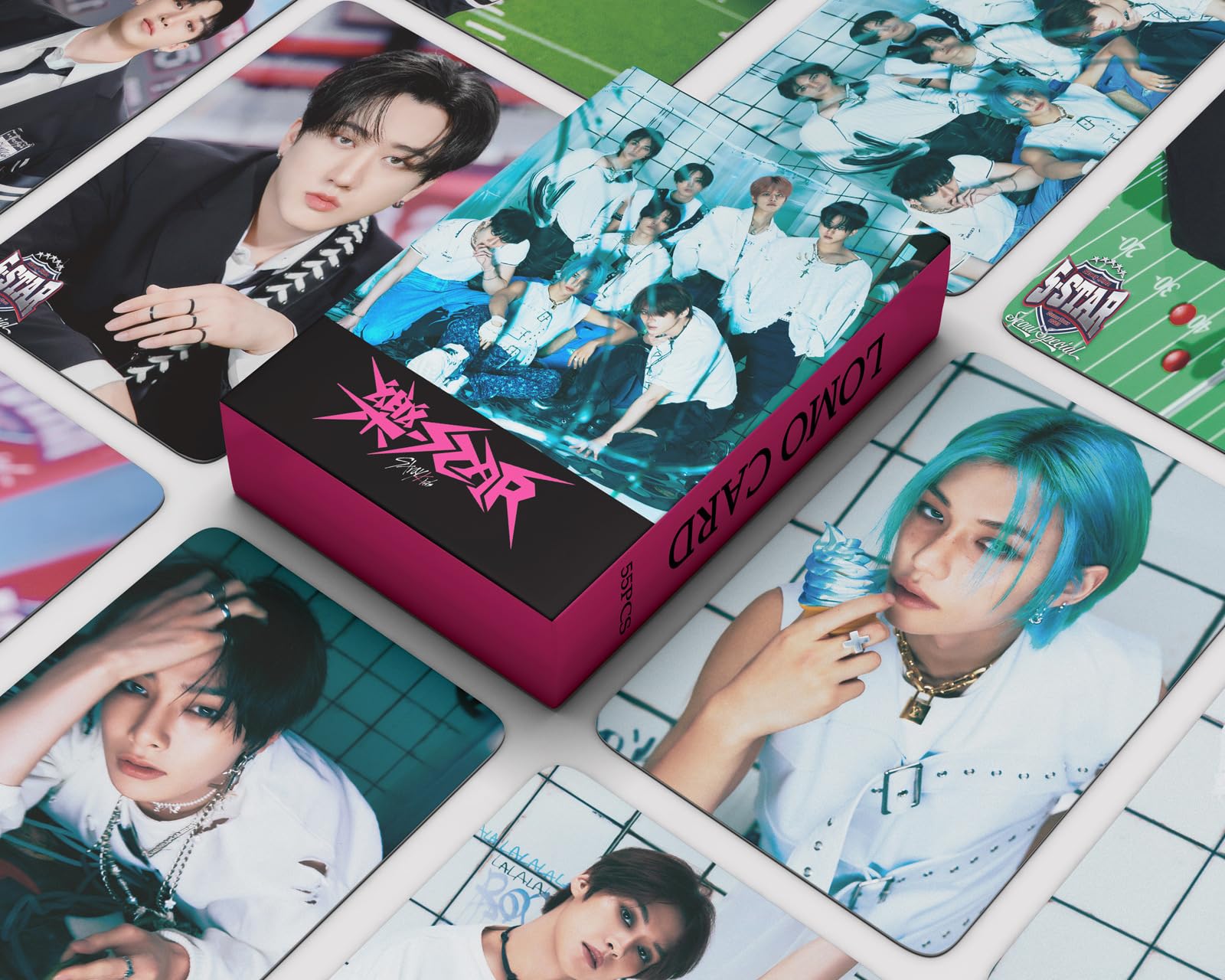 92pcs Stray Kids Photocards Lose My Breath - Album Di Carte Stray Kids Mini Merch PhotoCards - Poster 60 Biglietti E 32 Adesivi Regalo Per Stay