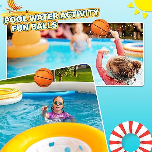 Miniatura 4 de Dilabnba Mini pelotas de baloncesto de espuma naranja de 5 pulgadas para niños y adultos, bolas de estrés para apretar, seguras y suaves, de