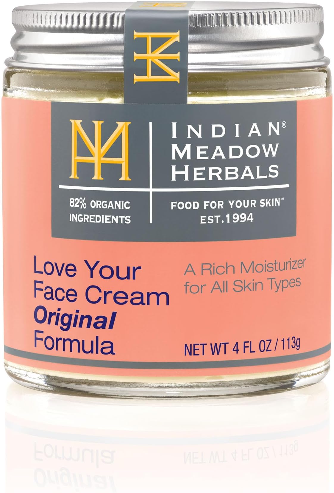 Indian Meadow HerbalsCream Face Love Your Face, 4 Ounce