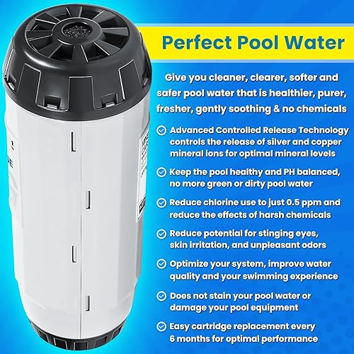 Miniatura 5 de Repuesto para cartucho mineral Nature2 G45 W28145 N2CG45 W26745 para todos los recipientes desinfectantes enterrados Zodiac Limited y Professional G