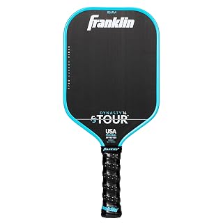 Franklin Sports Pro Pickleball Paddles - FS Tour Series Carbon Fiber Paddles - Official USA Pickleball (USAPA) Approved - Dynasty Pro Player - 14mm Polymer Core - Pink