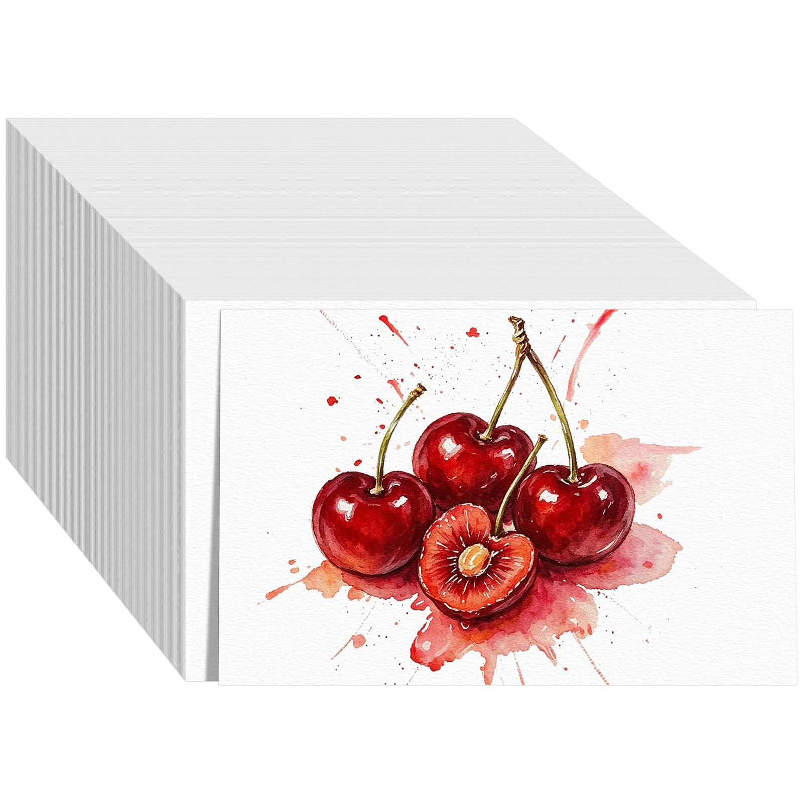 375 Sheets Watercolor Paper 4x6, 110lb/230 GSM Cold Press Water Color Paper | Cotton Wate…