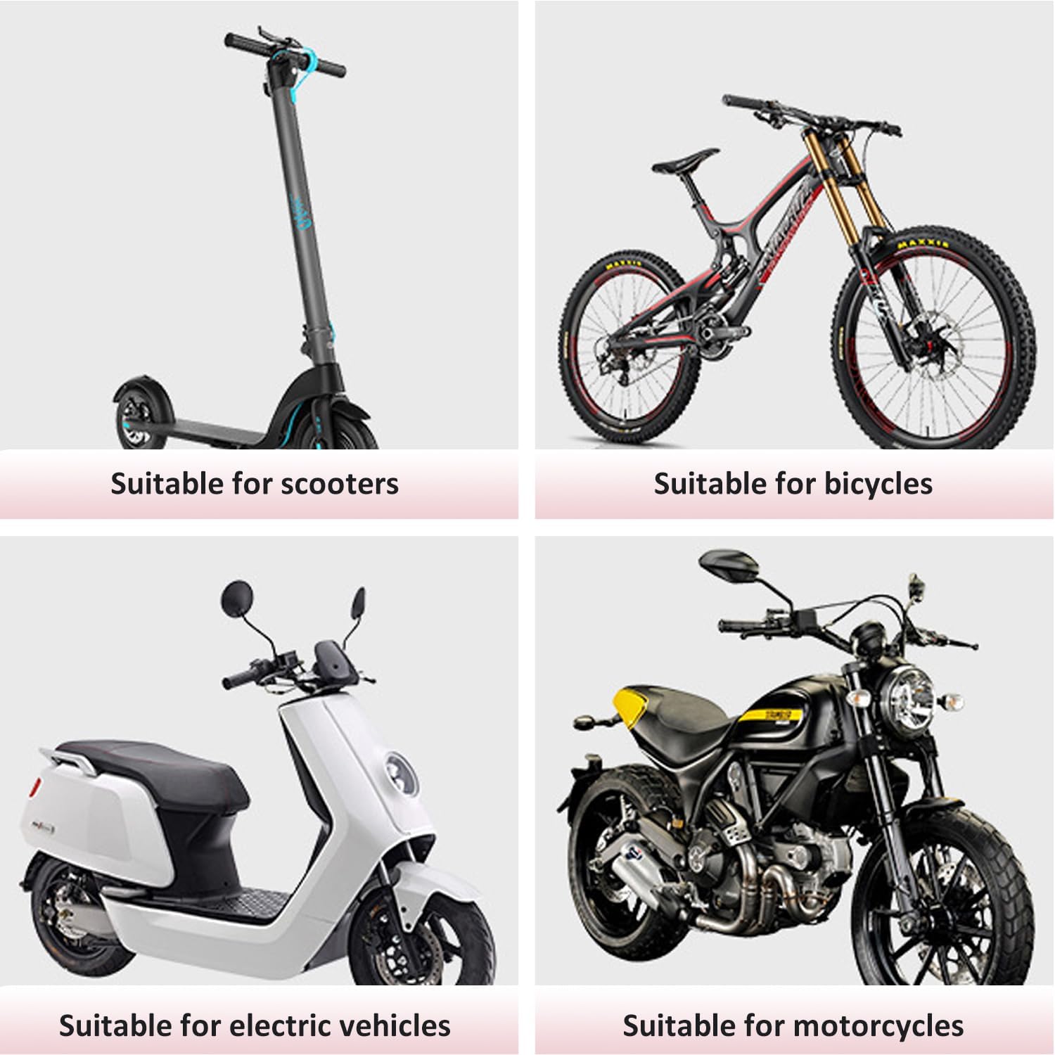 Rotatable Phone Holder with Mini Helmet Sun Shade Bike Phone Mount Motorcycle Phone Clamp Scooter Phone Clip Adjustable Cell Phone Holder for Handlebar Decor