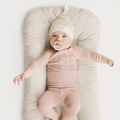 Miniatura 3 de Konssy Paquete de 8 gorros para bebé recién nacido, gorros suaves para bebés y niñas de 0 a 6 meses