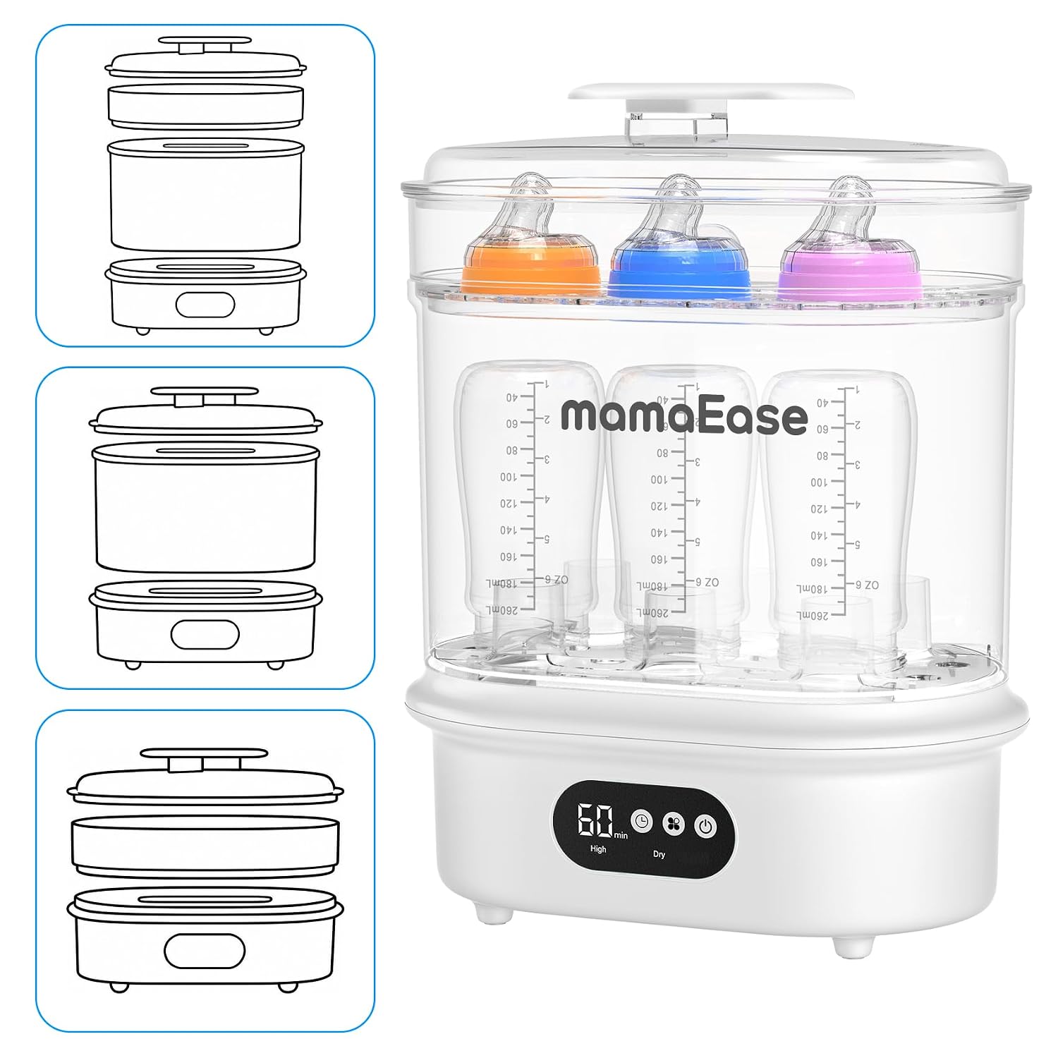 Bottle Sanitizer 4-in-1 Fast Electric Sanitizing & Drying Machine