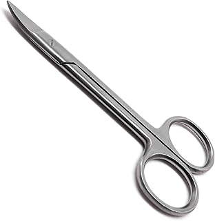 3Ã— Dental Curved Crown Scissors 4.5