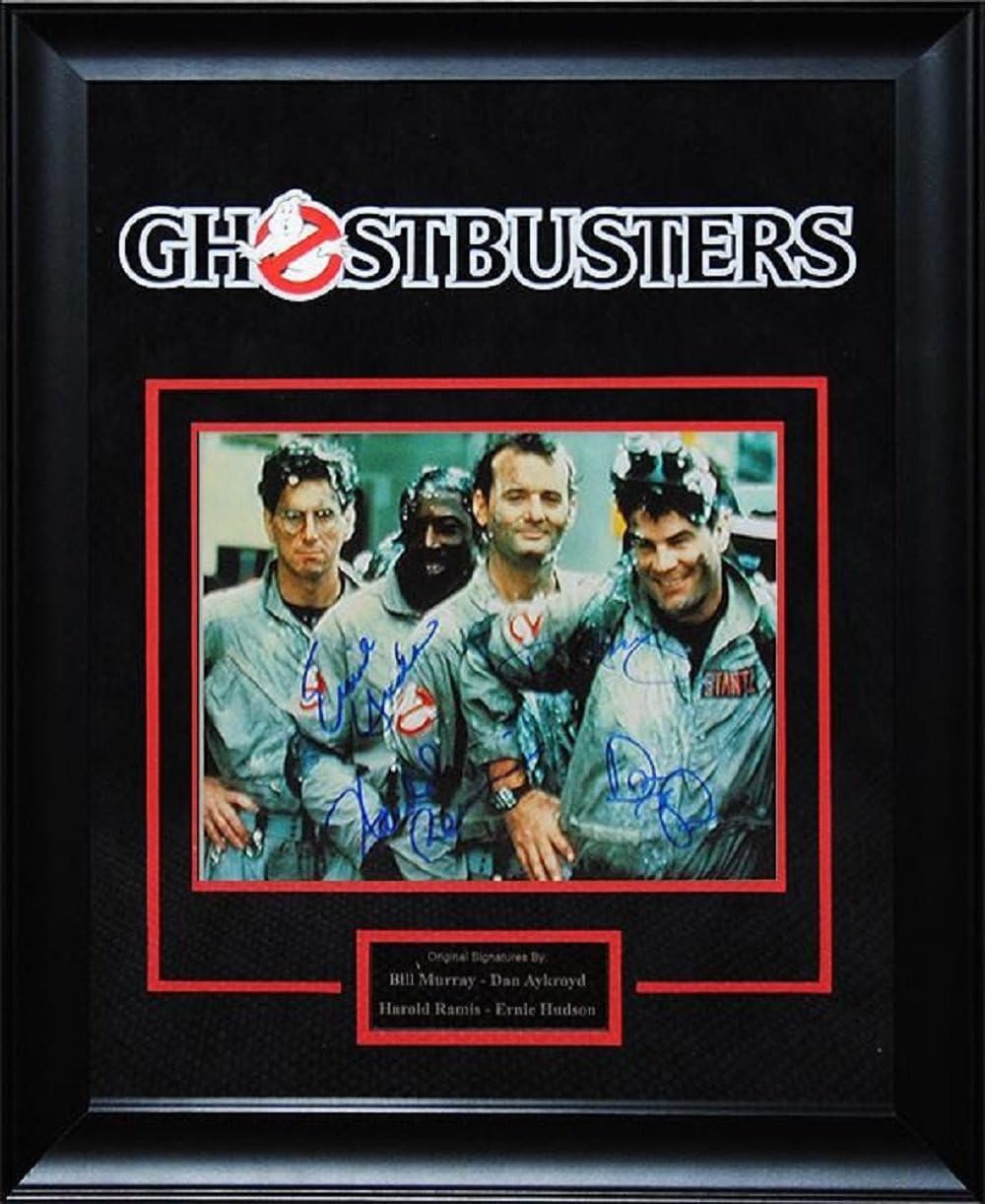 Ghostbusters - Signed by Movie Cast - Framed Artist Series