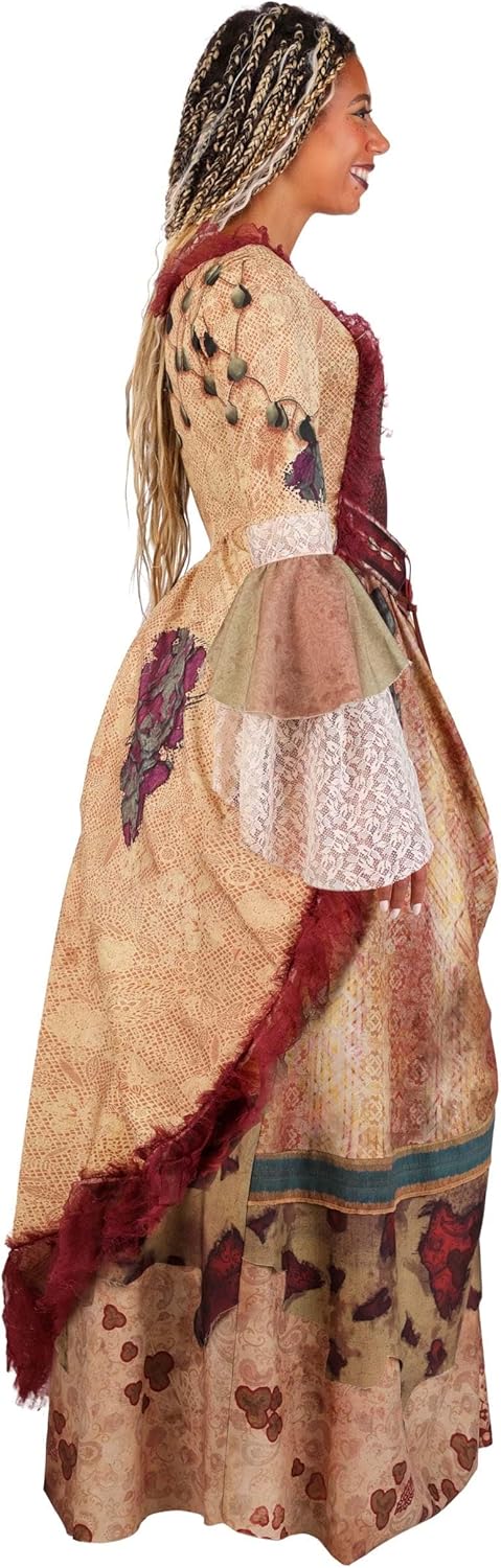 Fun Costumes Women's Pirates of the Caribbean Tia Dalma Calypso Costume Dress - Pirate Cosplay Outfit - Officially Licensed