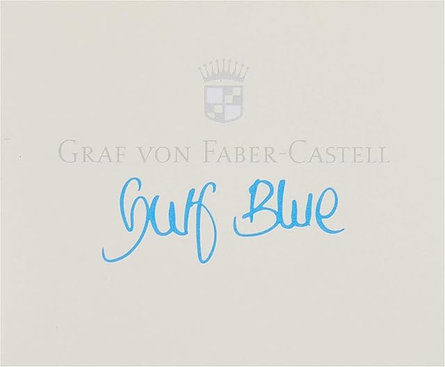 Graf von Faber-Castell 6 Ink cartridges: Gulf Blue, 141118