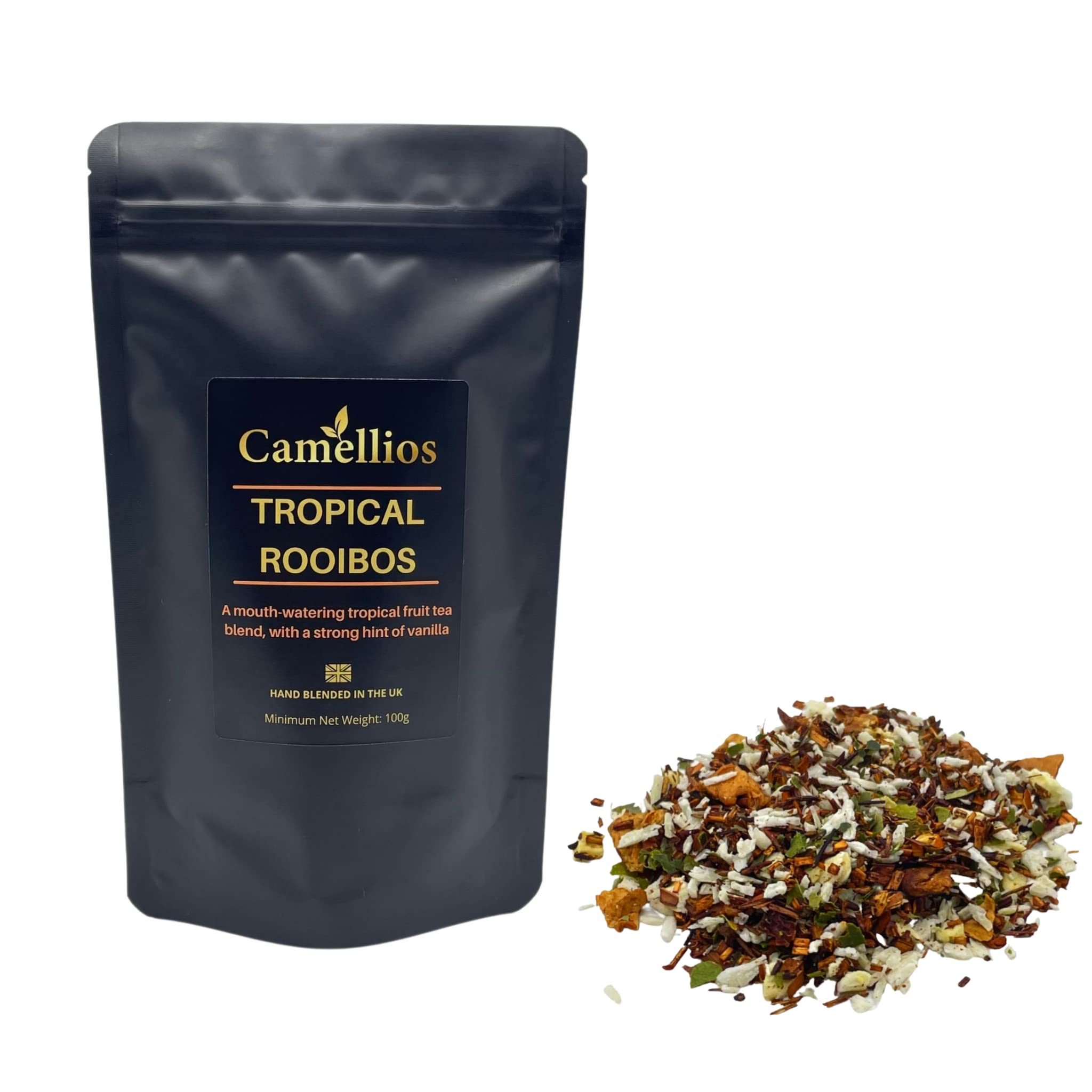 Tropischer Rooibos-Tee, Rooibos-Losblatteinheit, Camellios (500g)