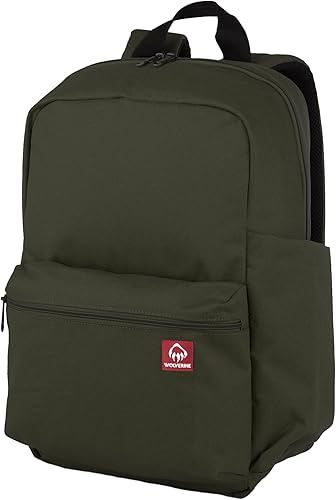 WOLVERINE Ligera  Resistente al agua  Resistente  Mochila para portátil para viajes o trabajo, Classic Olive, 24L