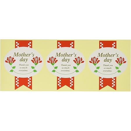 Amazon Co Jp ギフトシール 母の日 ポイントシール バラ 100枚 Ma 18s ホーム キッチン