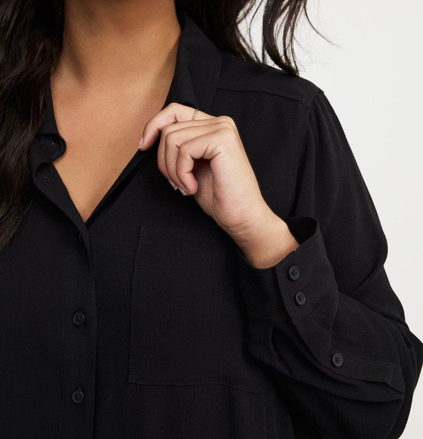 Torrid Women's Plus Size Lizzie Button-Up Long Sleeve Shirt - Image 2