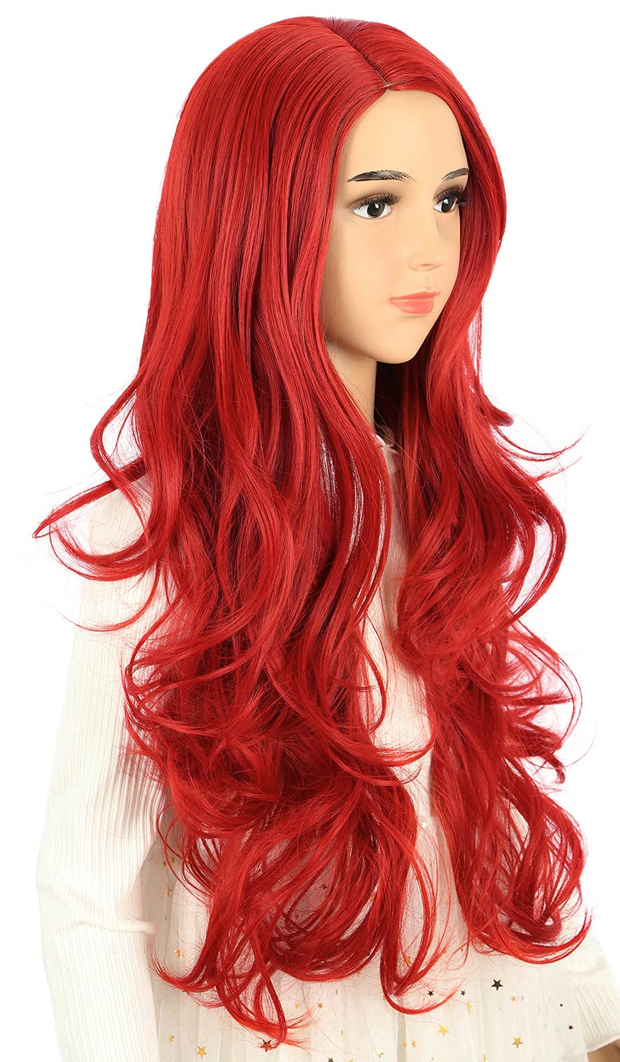 dark red wig uk