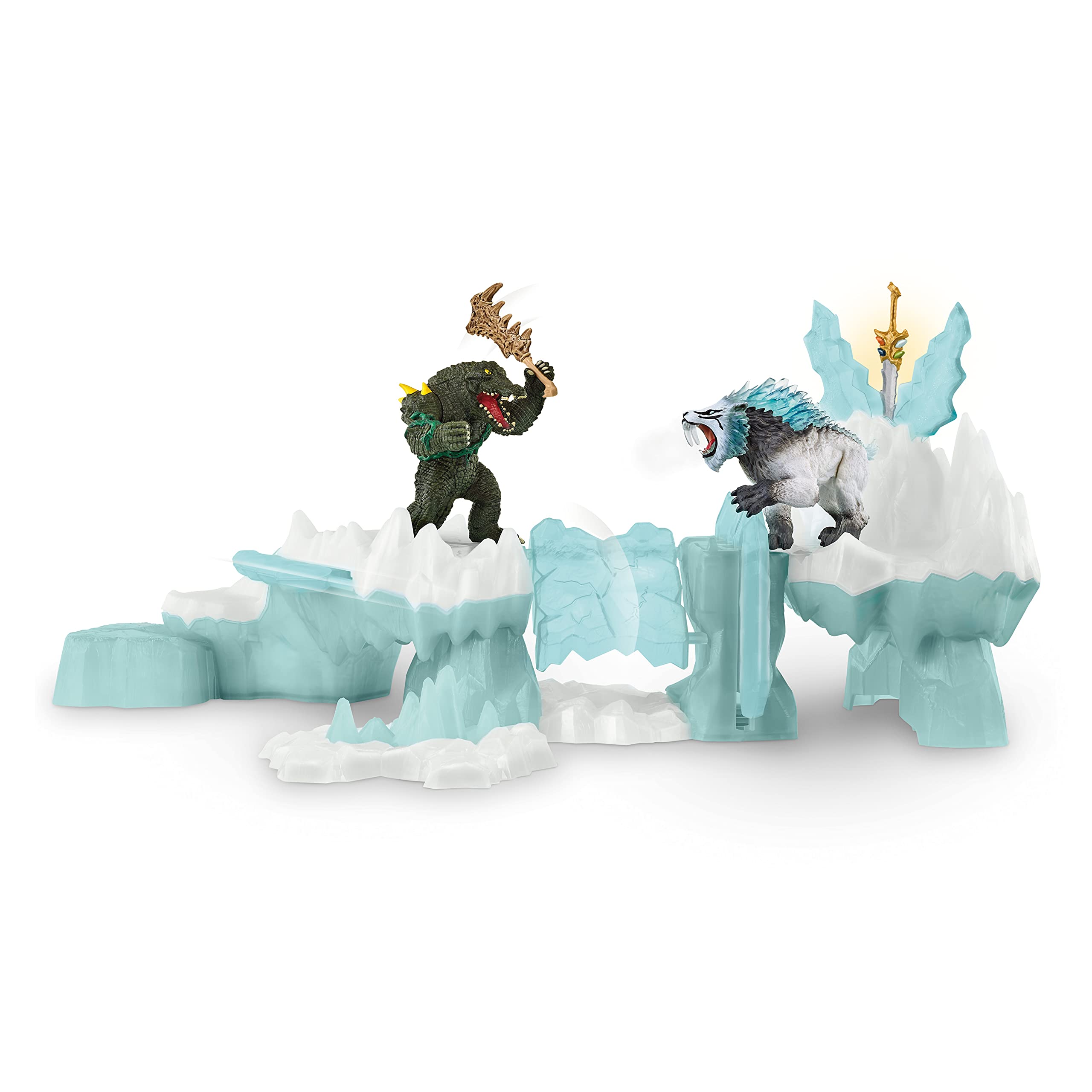 Coffret Schleich ELDRADOR Creatures MasterCave Smashrador - 119 Pièces Avec Grottes, Figurines, Lion De Lave, Cristal