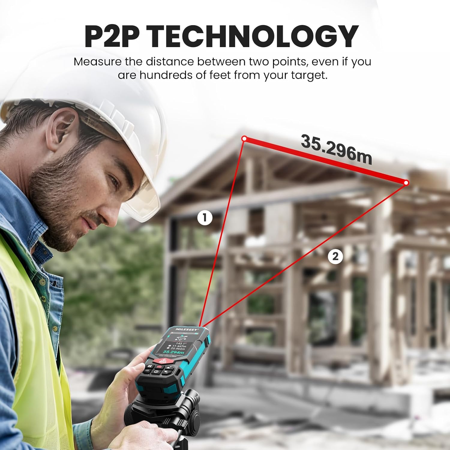 MiLESEEY S7 Pro display showing clear readability in both sunlight and low light conditions.