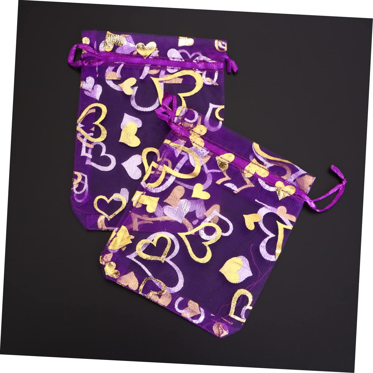 COLLBATH 3 Juegos De Elegantes Bolsas De Malla Con Cordón Para Dulces Bolsas De Para Fiestas Infantiles Bolsas Con Cordón En Varios 100 Unidades X 3