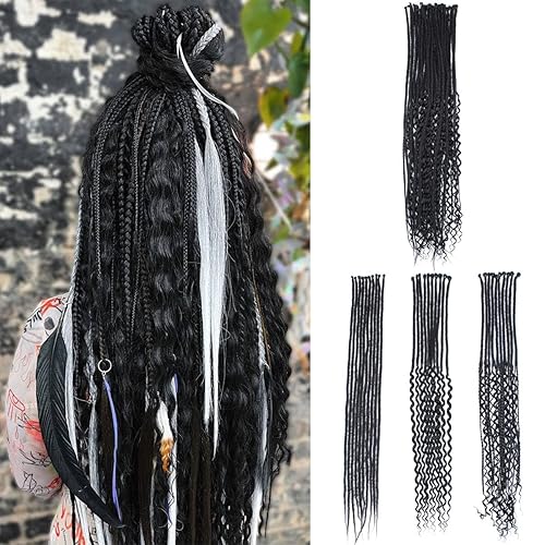 Extensiones de rastas rubias 613 de 30 pulgadas, 20 hebras, rastas sintéticas de un solo extremo, finas y suaves, extensiones de rastas de ganchillo