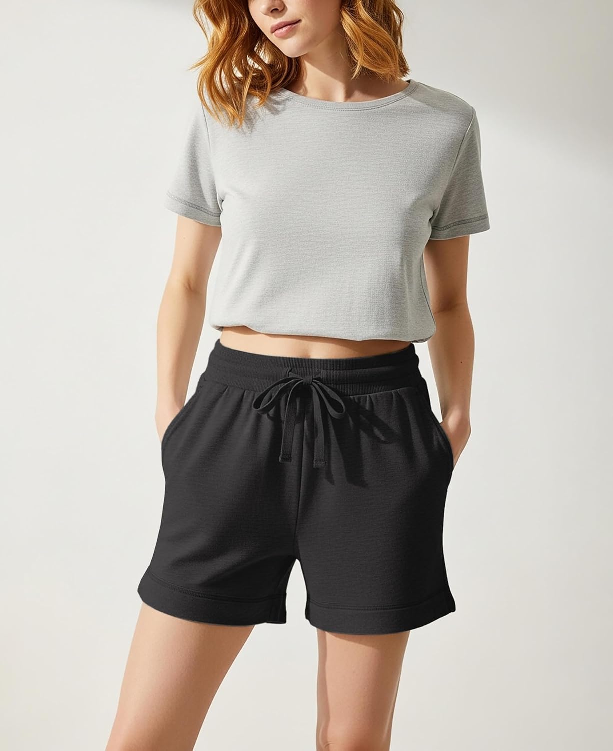 Sexy Basics Women's 3 Pack Active Wear Lounge Yoga Gym Casual Sport Shorts - Image 4