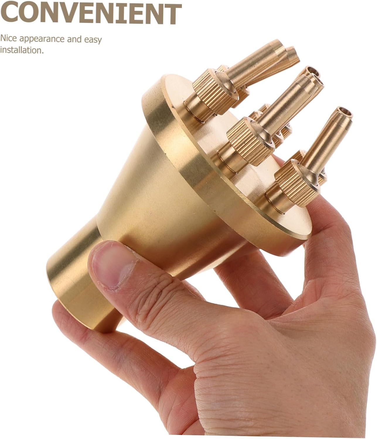 Fountain Sprayer Nozzle Garden Landscape Water Feature Head for Ponds Pools and Fountains Easy Installation Durable Construction