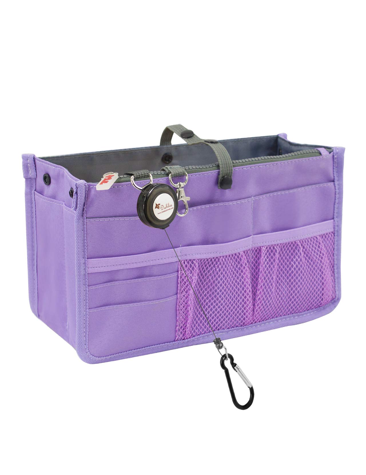 Dahlia Patented Handbag Purse Organizer Insert - STURDY Flexible