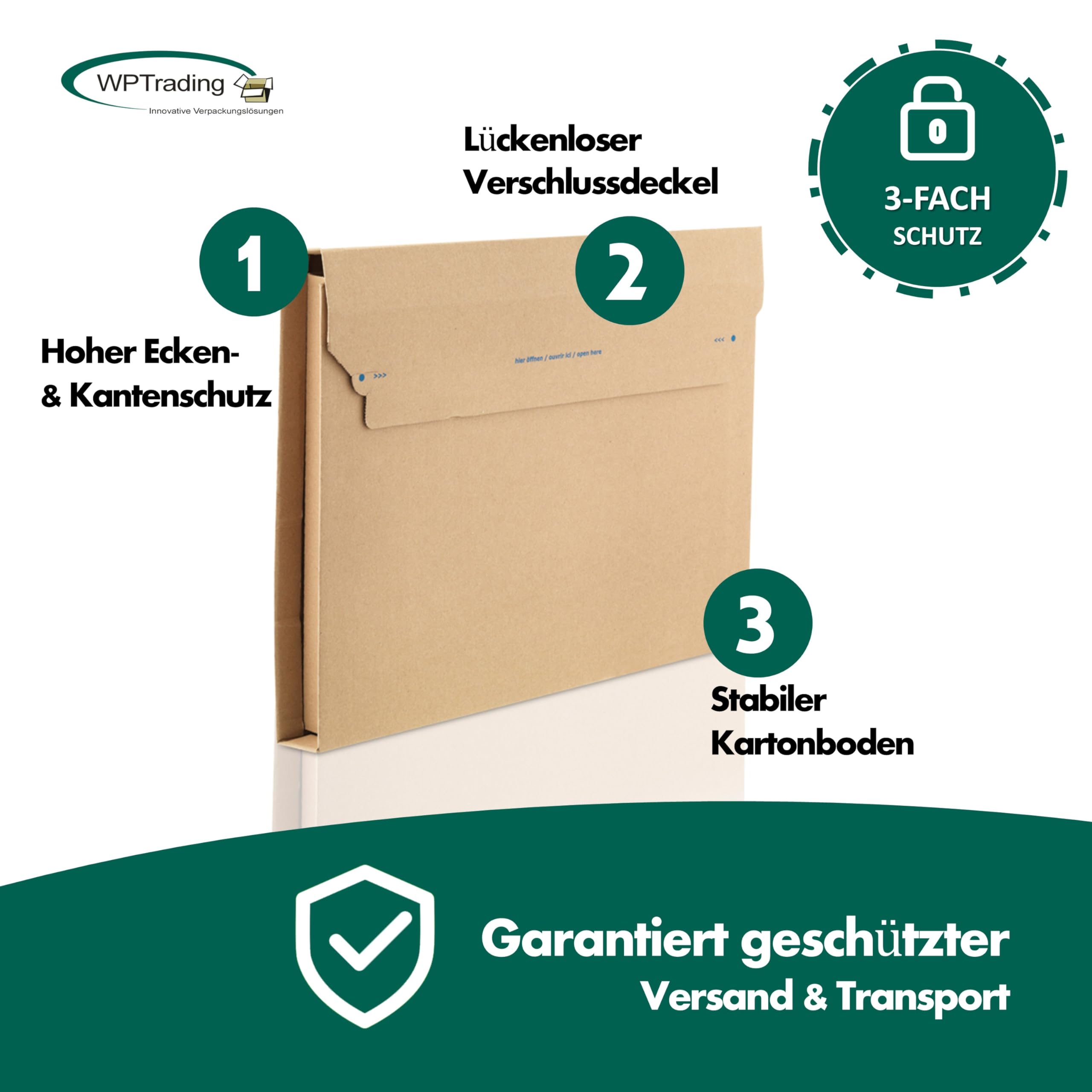 25 Stück Wellpappe Buchverpackung DIN A5 217 x 155 x 50 mm (MW352E) selbstklebend in Braun - Buch Karton Versandtaschen für Büchersendung reißfest - Bücher Warensendung Versandverpackung