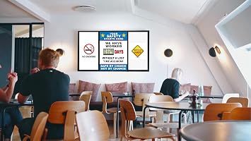 Digital Safety Scoreboard, Days Without Accident Sign Counter, Safety Star