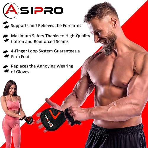 Miniatura 6 de Agarres de levantamiento de pesas alternativa a los guantes de entrenamiento para mujeres y hombres, regalo de gimnasio, agarre de gimnasio para