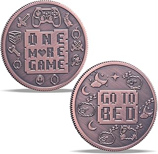 Ultimate Gamer Gift for Men - Double Sided Decision Maker Coin for Boyfriend, Husband & Gamers | Stress-Relieving Gaming Accessories for Birthday, Christmas & Valentines Day, Gamer Stocking Stuffer