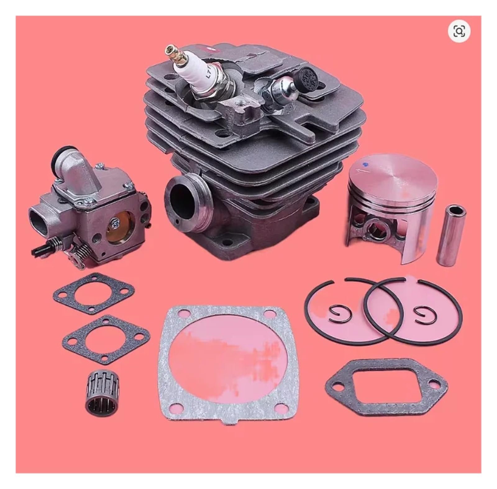 47mm Cylinder Piston Kit For Sthil MS361 MS 361 Decompression Valve Chainsaw
