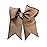 Jumbo Bow Clip with Tails (Taupe)