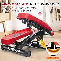 Vista 2 de Máquina elíptica de ejercicios, mini escalones con bandas de resistencia para fitness en el hogar, 299 libras