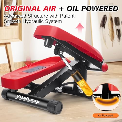 Miniatura 2 de Máquina elíptica de ejercicios, mini escalones con bandas de resistencia para fitness en el hogar, 299 libras