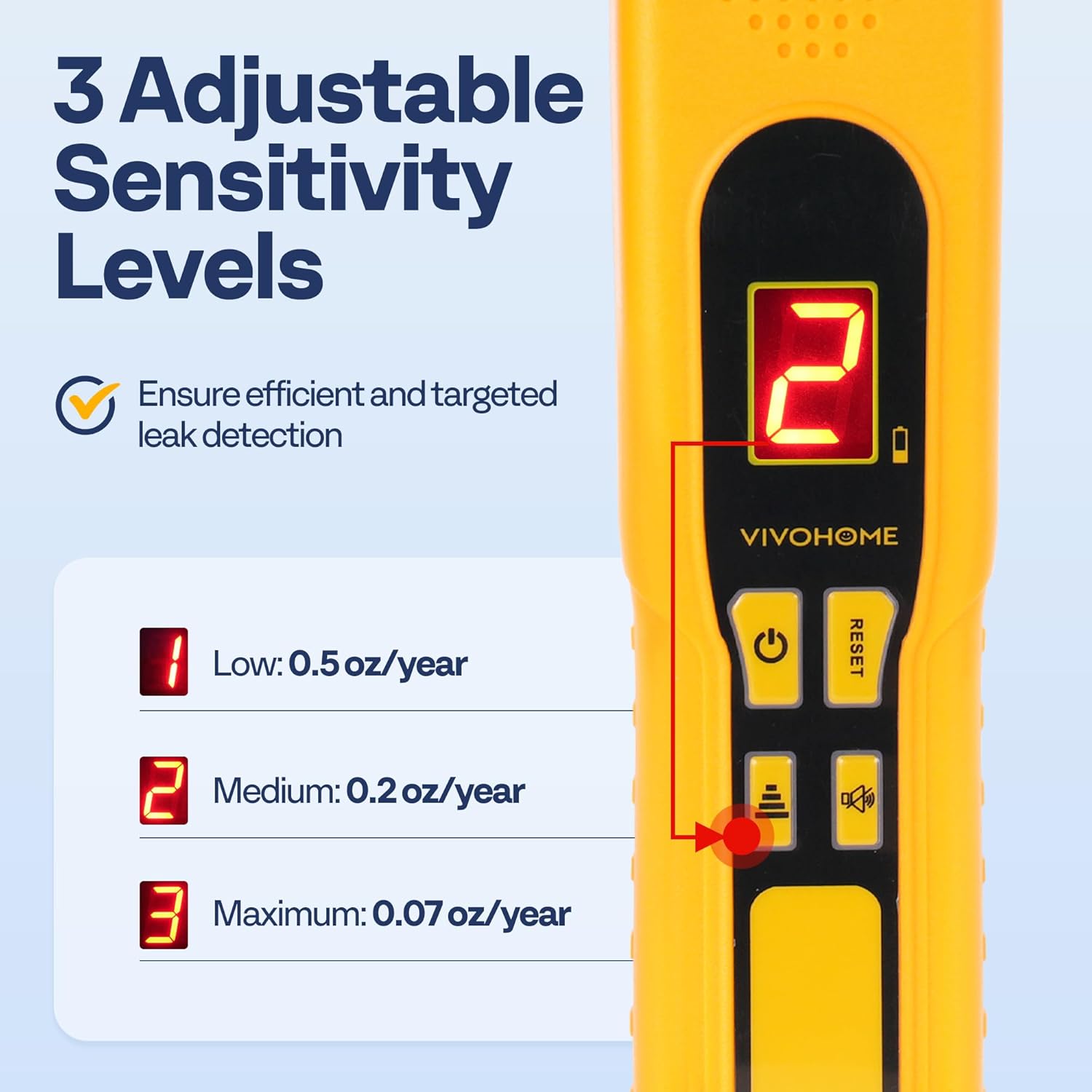 VIVOHOME 4.5 CFM 1/3 HP 110V Single Stage HVAC Vacuum Pump with Oil Bottle and HVAC Refrigerant Freon Leak Detector with LED Light, AC Sniffer for R134a R410a R1234yf CFCs HCFCs HFCs HFOs HCs