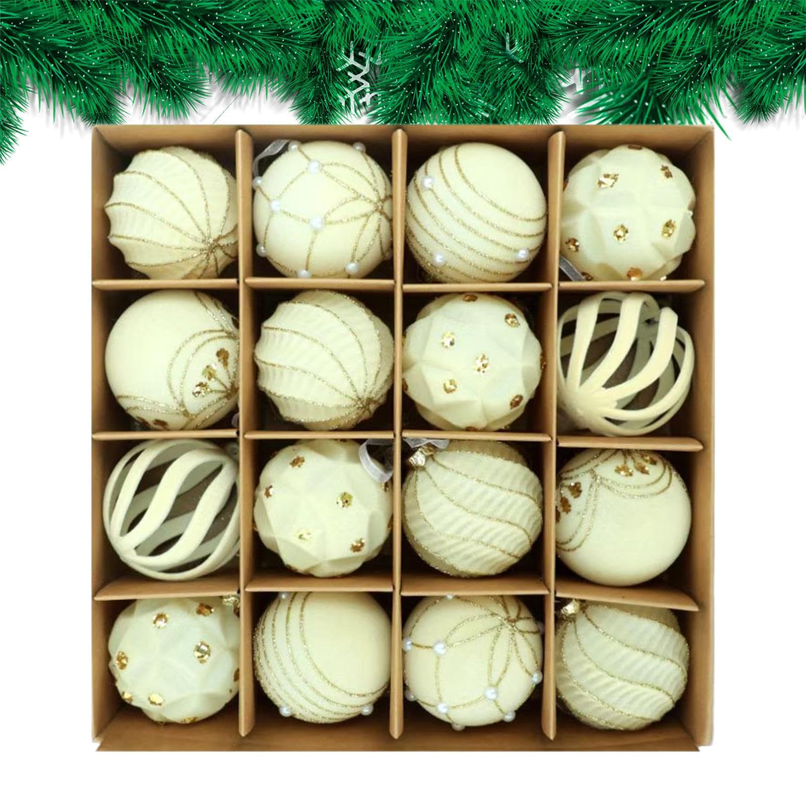 Boules de Noël floquées pour décorer votre salon et vos fenêtres