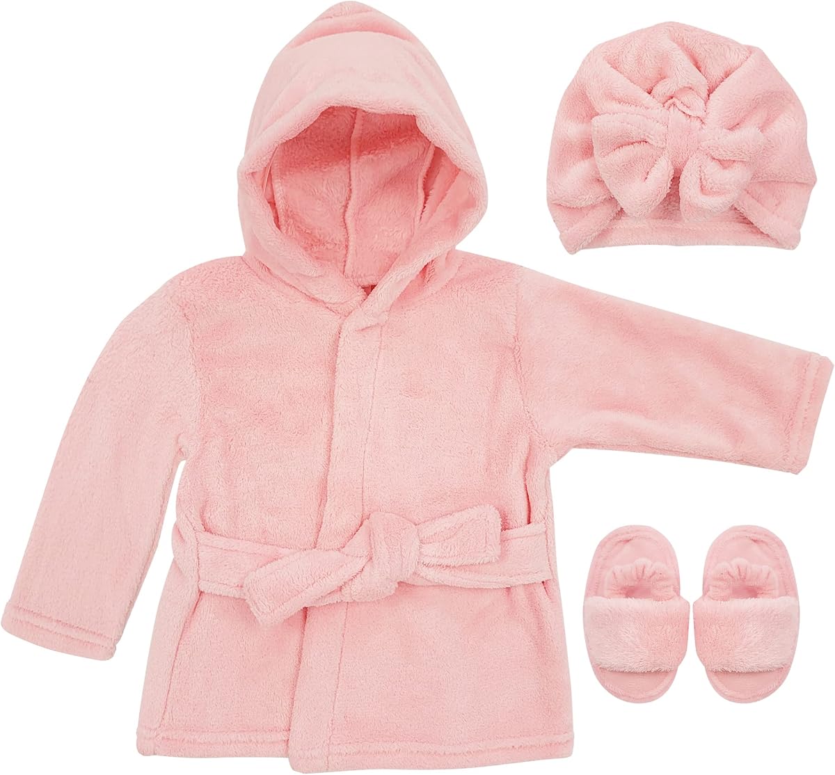 Baby Toddler Robe Or Kids Robe for Girls and Boys - Kids & Baby Bath Robe Spa Set with Washcloth or Slippers