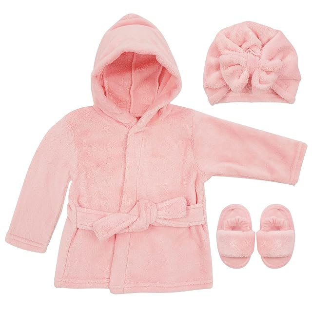 Rising Star Baby Toddler Robe Or Kids Robe for Girls and Boys - Kids Baby Bath Robe Spa