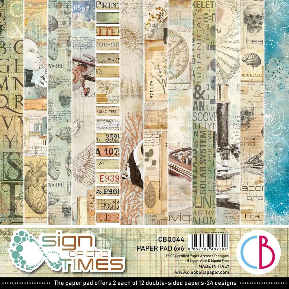 Ciao BellaSign of The Times 6x6 Paper Pad