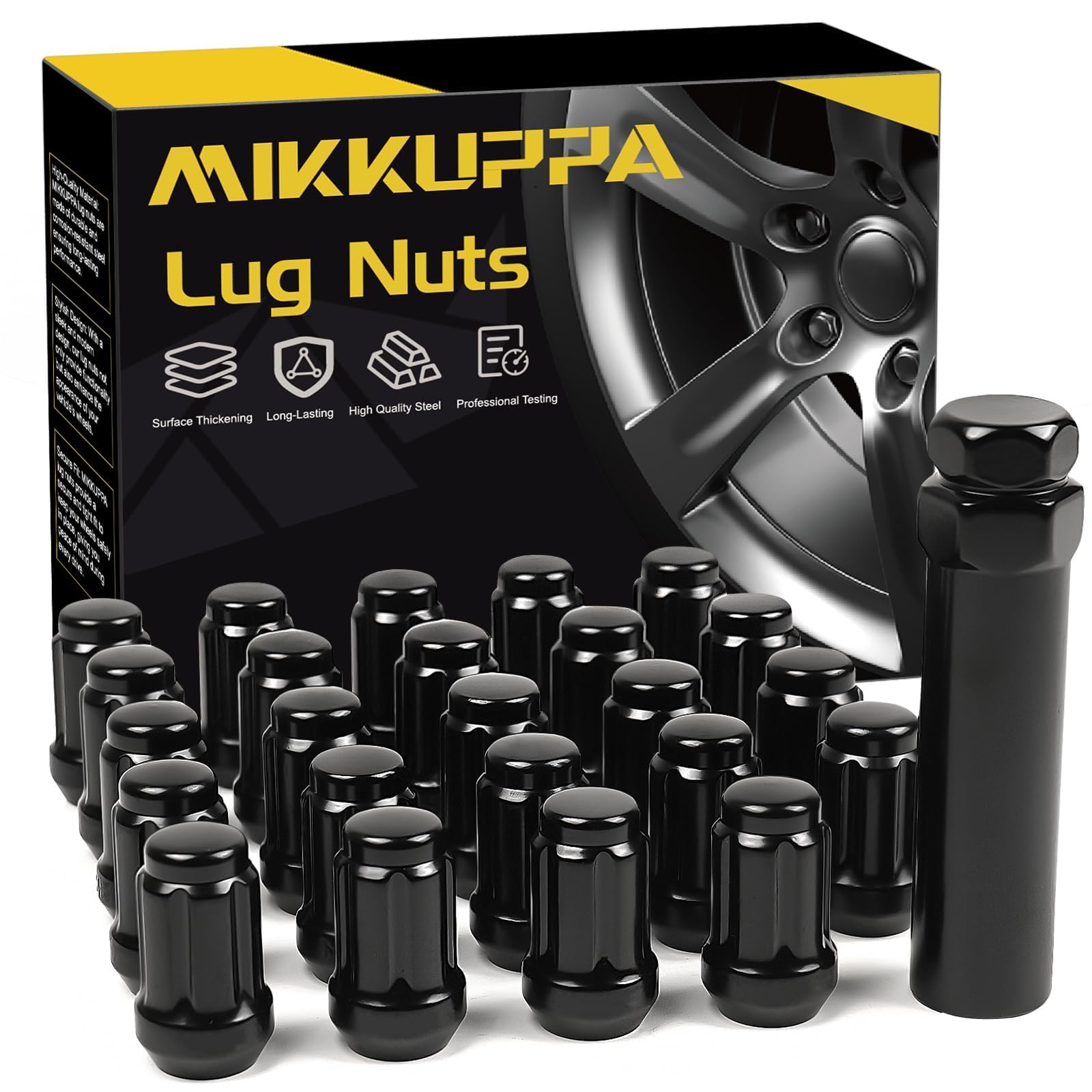 MIKKUPPA 24pcs M12x1.25 Lug Nuts - accessories and parts | Mubboo